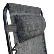 Розкладне крісло шезлонг LEOBRO Zero Gravity темно-сіре (HT-167D DARK GREY)