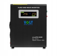 ДБЖ / Інвертор Volt Polska SINUS PRO 500 W 12/230V 300/500W + Акумулятор гелевий 4SUN MAXX GEL 100 Ah