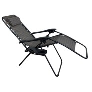 Розкладне крісло шезлонг LEOBRO Zero Gravity в клітку (HT-167D PLAID)
