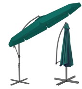 Складна парасолька з боковим подовжувачем FUNFIT Зелений (3053)