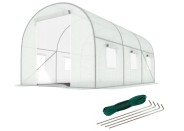 Садова теплиця парник LEOBRO Garden 6м2 White (LB-6M19W)