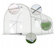 Садова теплиця парник LEOBRO Garden 6м2 White (LB-6M19W)
