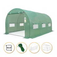 Усиленная садовая теплица парник LEOBRO Garden 10м2 Green (LB-10M25)