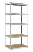 Металлический стеллаж FunFit 180x100x50 см, прочный (200 кг/полка)