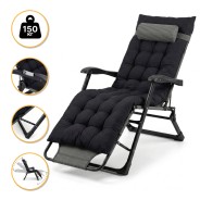 Розкладне крісло ліжко з подушкою LEOBRO Striped (LB-FCB-G1-STR)
