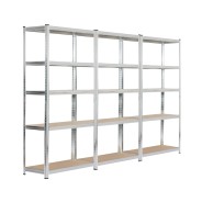Стелаж з прихованими поличками LEOBRO 180 х 270 х 40 см, 175кг/полиця (LB-R175-GANX3)