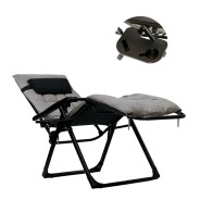 Розкладне крісло шезлонг LEOBRO Zero Gravity Premium Plus Grey (LB-ZGC-K2-GRY)