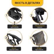 Розкладне крісло шезлонг LEOBRO Zero Gravity Plaid (LB-ZGC-F1-PLD)