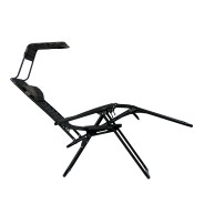 Розкладне крісло шезлонг з козирком LEOBRO Zero Gravity Plaid (LB-ZGC-H1-PLD