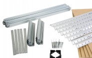 Стелаж LEOBRO Premium 150 х 70 х 30 см, 150кг/полиця, 4 полиці (LB-R109)