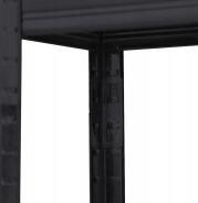 Стелаж LEOBRO Premium Black 150 х 70 х 30 см, 175кг/полиця, 5 полиць (LB-R113)