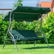 Качеля с подушками на 3 человека LEOBRO Relax Green