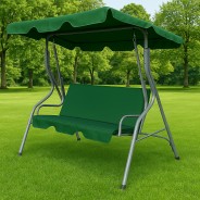 Качеля с подушками на 3 человека LEOBRO Relax Green