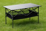 Комплект із 2 шезлонгів і столу 95х55х50 см Zero Gravity LEOBRO (LB-ZGC-F1-DGR-FT-A2)
