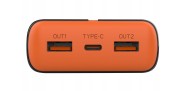 Power bank TRACER EnerGen 20000mAh PD+QC3.0 black/orange (TRABAT47516)