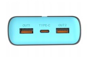 Power bank TRACER EnerGen 20000mAh PD+QC3.0 gray/blue (TRABAT47517)