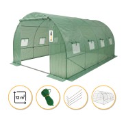 Садова теплиця парник LEOBRO Garden 12м2 Green (LB-G104-GRN)