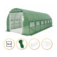 Садовая теплица парник LEOBRO Garden 18м2 Green Mosquito Door (LB-G110-GRN)
