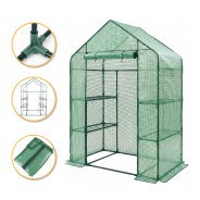 Стелаж-теплиця LEOBRO 143x73x195 см на 4 полиці Green (LB-G121)