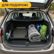 Розкладне крісло ліжко з оксамитовим матрацом LEOBRO Grey (LB-FCB-G4-GRY)