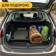 Розкладне крісло ліжко з оксамитовим матрацом LEOBRO Brown (LB-FCB-G4-BRN)