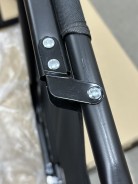 УЦІНКА! Розкладне ліжко (розкладачка) з матрацом і подушкою LEOBRO Black (LB-FB-A1-BLK)