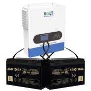 Комплект Volt Polska ULTRA PLUS 7000 24/230V (3500/7000W)  + 2 шт Акумулятор VOLT VRLA 100Ah 12V 