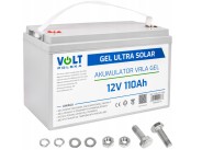 Комплект Volt Polska SINUS PRO 1500E  12/230V 1000/1500W + Акумулятор гелевий Volt Polska GEL 110 Ah