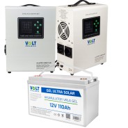 Комплект Volt Polska SINUS PRO 1200 E PLUS 12/230V 800/1200W + Акумулятор GEL 12V 110 Ah