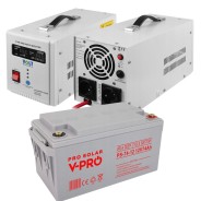 Аварійний комплект Volt Polska SINUS PRO 1000 E 12/230V 700/1000W + Акумулятор VOLT AGM 74Ah 12V 