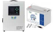 Аварійний комплект Volt Polska SINUS PRO 900 E PLUS 12/230V 600/900W + Акумулятор LiFePO4 12,8V 100 Ah
