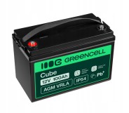 Аварійний комплект Volt Polska SINUS PRO 1500 E 12/230V 1050/1500W + Акумулятор AGM Gren Cell 100Ah 12V