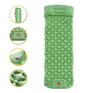 Надувний похідний килимок матрац LEOBRO Air Mat 190 x 60 см Green (LB-1095)