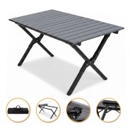 Розкладний туристичний стіл LEOBRO Camp Black L (LB-1068)