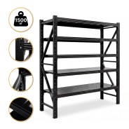Металевий стелаж LEOBRO Premium Pro 200 х 200 х 50 см, 300кг/полиця, 5 полиць (LB-R131)