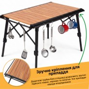 Комплект туристичний - стіл LEOBRO Pro Camp та 2 крісла Camp Beige L