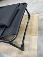 УЦІНКА! Розкладне ліжко (розкладачка) з Mesh-матрацом і подушкою LEOBRO Black (LB-FB-A2-BLK)
