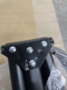 УЦІНКА!!! Розкладне ліжко (розкладачка) з матрацом і подушкою LEOBRO Brown (LB-FB-A1-BRN)