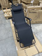 УЦІНКА! Розкладне крісло ліжко з подушкою LEOBRO Чорний (LB-FCB-G1-BLK)