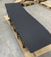 УЦІНКА! Туристична похідна розкладачка з Mesh-матрацом LEOBRO Black (LB-CC-L1-BLK)