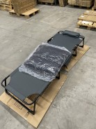 УЦІНКА!!! Розкладне ліжко (розкладачка) з матрацом і подушкою LEOBRO Striped (LB-FB-A1-STR)
