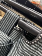УЦІНКА! Розкладне крісло ліжко з подушкою LEOBRO Black (LB-1141)