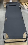 УЦІНКА!!!  Розкладне ліжко (розкладачка) з матрацом і подушкою LEOBRO Grey (LB-FB-A1-GRY)