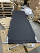 УЦІНКА! Армійська похідна розкладачка LEOBRO до 150кг Чорна (LB-MC-B1-BLK)