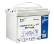 Акумулятор Volt Polska LiFePO4 12,8V 100Ah (150A) + BMS + LCD (6AKLIT1150)