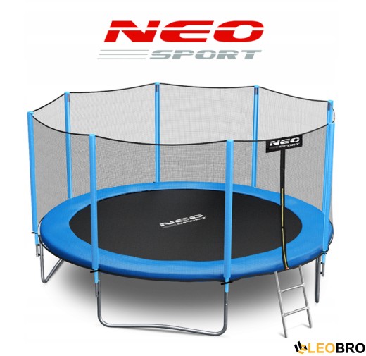 Батут Neo-Sport 374 см с наружной сеткой (NS-12Z181) - 2