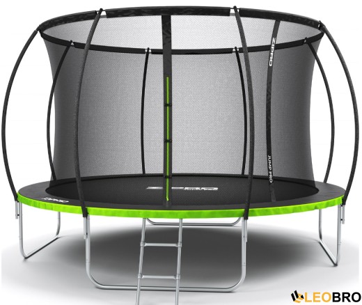 Батут Zipro Premium 374 см с внутренней защитной сеткой Jump Pro 12FT IN - 1
