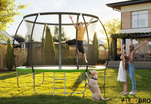 Батут Zipro Premium 374 см с внутренней защитной сеткой Jump Pro 12FT IN - 2