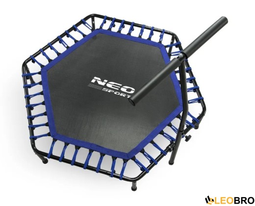 Фитнес батут Neo-Sport 127 см Blue-black (1102) - 4