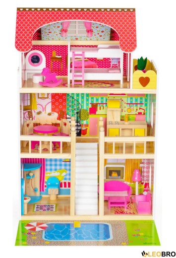Ігровий будинок з LED RGB підсвічуванням FUNFIT KIDS (3044) - 2